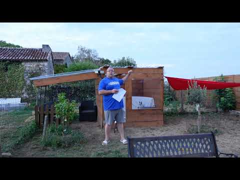 fabriquer un SUPERBE parc pour chiens de 150M avec chalet de 8M2 pour 1430€ SEULEMENT