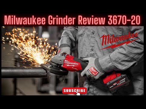 Milwaukee Grinder M18 3670-20 Review #milwaukeetools
