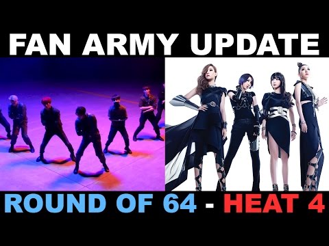 K-POP FAN ARMY SHOWDOWN - ROUND OF 64 HEAT 4!