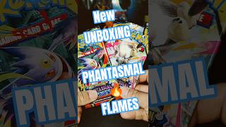 New UNBOXING --Phantasmal🔥Flames-- chapter 1#pokemontcg #unboxing #hits #phantasmalflames