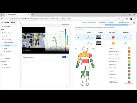 Ergo Copilot Demo: AI-Powered Workplace Ergonomics & Safety Assessments