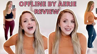 HONEST OFFLINE BY AERIE ACTIVEWEAR REVIEW: Real Me Leggings,Yoga Pants
