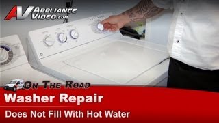 GE Washer Repair - Not Filling With Hot Water - Inlet Valve