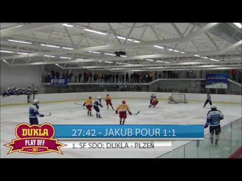 1. semifinále ELSD 16/17: Dukla - Plzeň 1:5