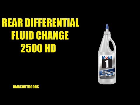 Rear differential fluid change 2500hd