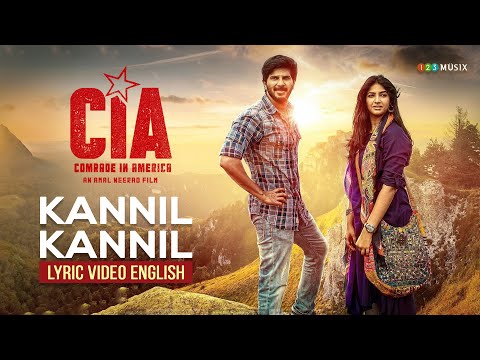 Kannil Kannil Lyric Video | English | Comrade In America ( CIA ) | Gopi Sundar | Dulquer Salmaan