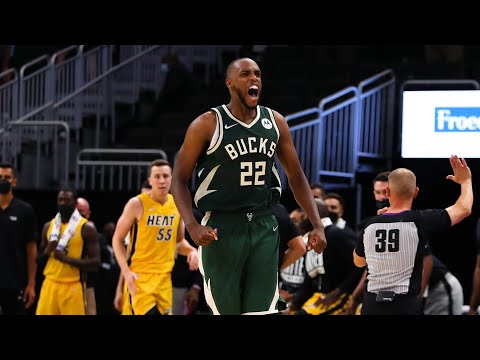 Highlights: Bucks 109 - Heat 107 | Bucks Win Game 1 In OT Thriller, Middleton Game Winner | 5.22.21