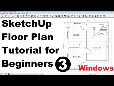 SketchUp Floor Plan Tutorial for Beginners