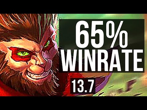 WUKONG vs HECARIM (JNG) | 65% winrate, 3/1/6 | KR Challenger | 13.7