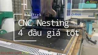 Máy cnc nesting 4 đầu giá tốt của Holztek Pro-R4A.