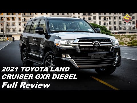 2021-Toyota Land Cruiser 4.5L v8 Diesel GXR  | Full Visual Review + Test Drive | In Dubai