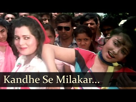 Poster kandhe se milake kandha kare bhlayi ka dhandha