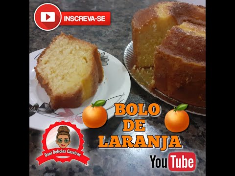 Em 3 minutos você faz esse bolo de laranja delicioso- muito fácil