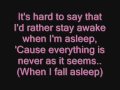 Owl City - Fireflies (lyrics) 