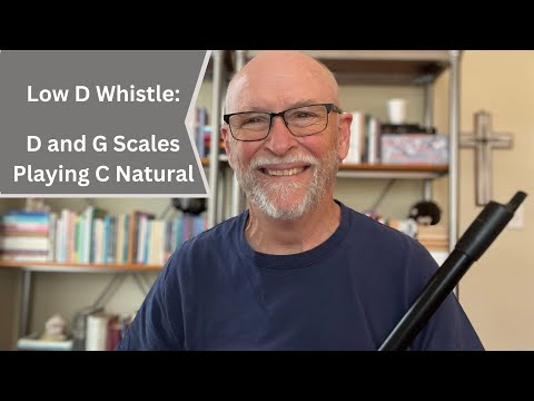 Low D Whistle: Two Major Scales and Playing C Natural