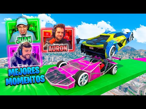 MEJORES MOMENTOS DE DANIREP CON AURONPLAY Y AMIGOS! - ANIMACIÓN GTA 5 ONLINE