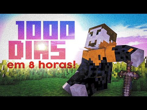 (8 HORAS de VIDEO!!!) 1000 dias no MINECRAFT Modo H4RDC0RE