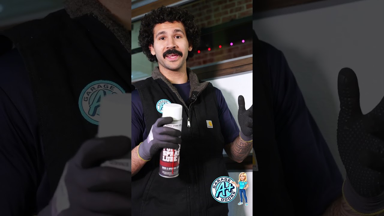 Make your garage door quiet in 5 minutes!