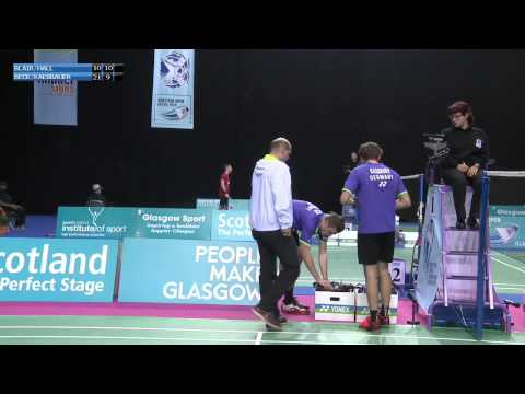 Badminton - Blair / Hall vs Beck / Kaesbauer (MD, R32) - Scottish Open 2015