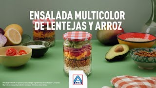 Aldi Ensalada de lentejas con arroz y aguacate #ALDIrecetas​ anuncio