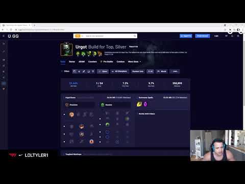 Tyler1 reacts to Urgot nerf