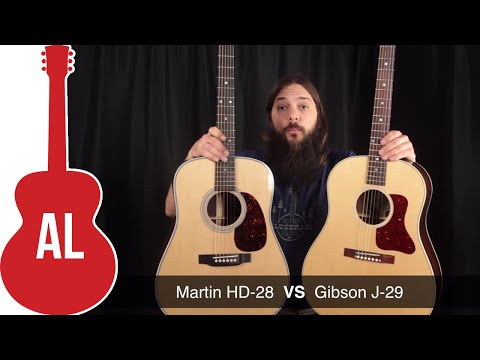 Martin HD-28 vs Gibson J-29 - Is the J-29 REALLY one better?