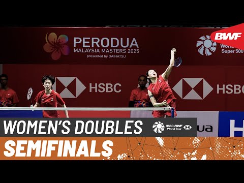 PERODUA Malaysia Masters 2025 | Tan/Muralitharan (MAS) [3] vs. Jia/Zhang (CHN) [7] | SF