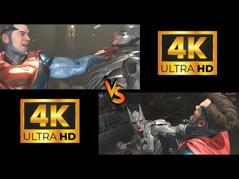 INJUSTICE 2 Both Endings (Good Ending/Bad Ending) - Batman vs Superman SIDE ENDINGS