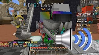 I changed the Minecraft hit sound to Bruh and went to The Pit