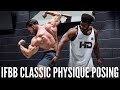 LEARNING TO POSE LIKE A IFBB CLASSIC PRO BODYBUILDER...