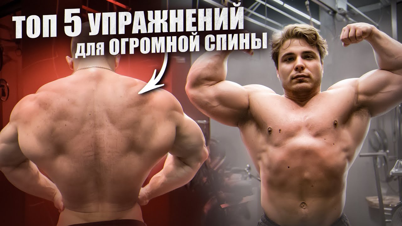 Как накачать спину
