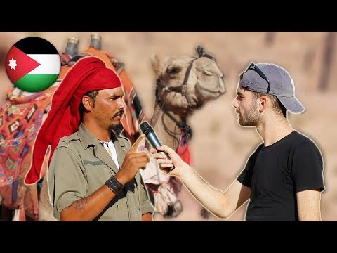 DESERTO: Cosa i BEDUINI pensano degli ITALIANI ? Domande in Giordania - thepillow