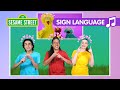 Sesame Street Monster On The Street In American Sign Language ASL