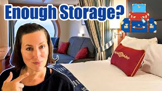 Does A Disney Dream Oceanview Stateroom Have Enough Storage For A Family? Watch Before You Book!