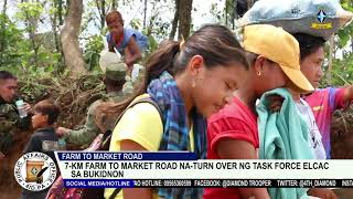 7-Kilometrong Farm to Market road na-turn over ng Task Force ELCAC sa Bukidnon