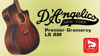 Video thumbnail for Электроакустическая гитара D'Angelico Premier Gramercy - обзор от Регины by PopMusicRu