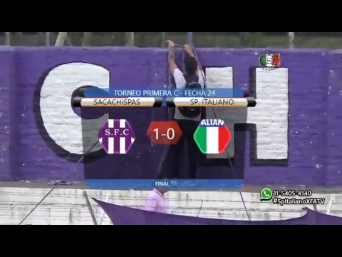 Sacachispas vs Sp. Italiano Primera C En Vivo * Fecha 24
