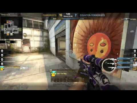 CSGO~ JAKE THE DOG, CLUTCH~ 0:00 left!