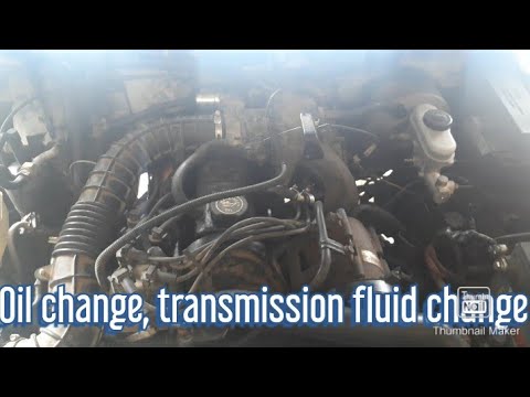1999 ford ranger 2.5 manual transmission fluid change/engine oil change