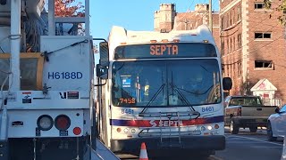 Septa route 64 from 48th and spruce to 23rd and Washington