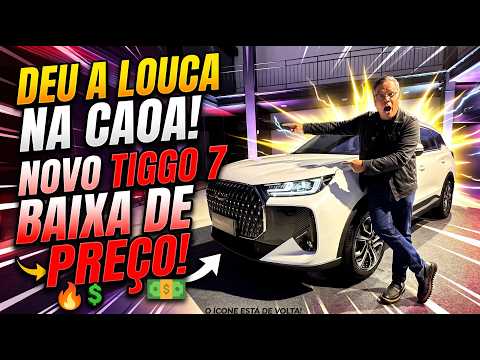 Deu a louca na Caoa: Novo Tiggo 7 baixa de preço