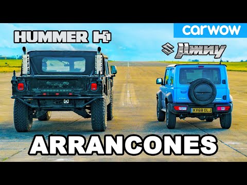 Hummer H1 vs Suzuki Jimny - Drag Racing *USA 🇺🇸 vs Japan 🇯🇵*
