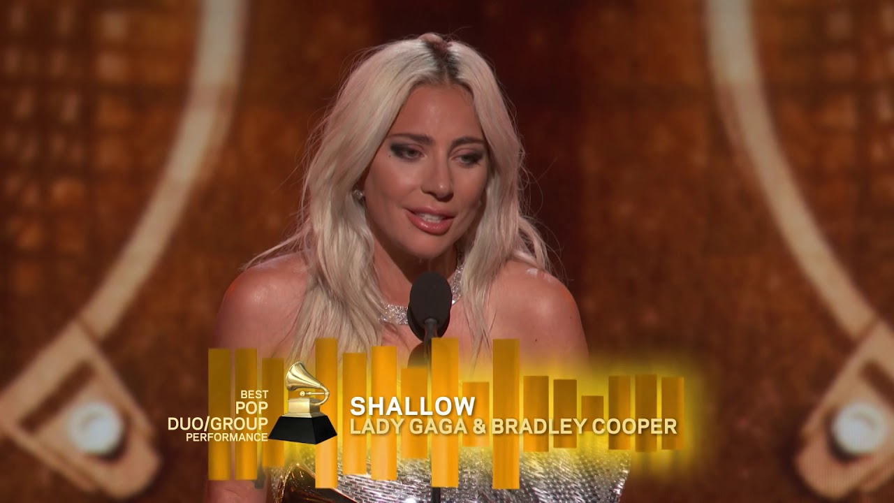 Lady Gaga Wins Best Pop Duo Or Group Performance | 2019 GRAMMYs Acceptance Speech thumnail