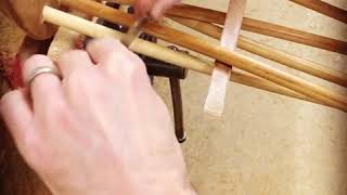 Scraping Spindle Backs On Ercol Lattice Back Chair