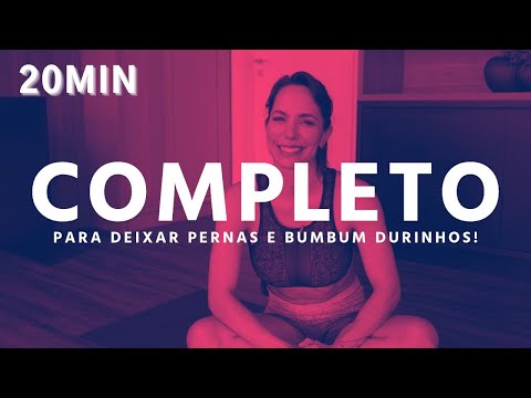 Treino COMPLETO de 20min para PERNAS E BUMBUM! Usando uma cadeira - Carol Borba