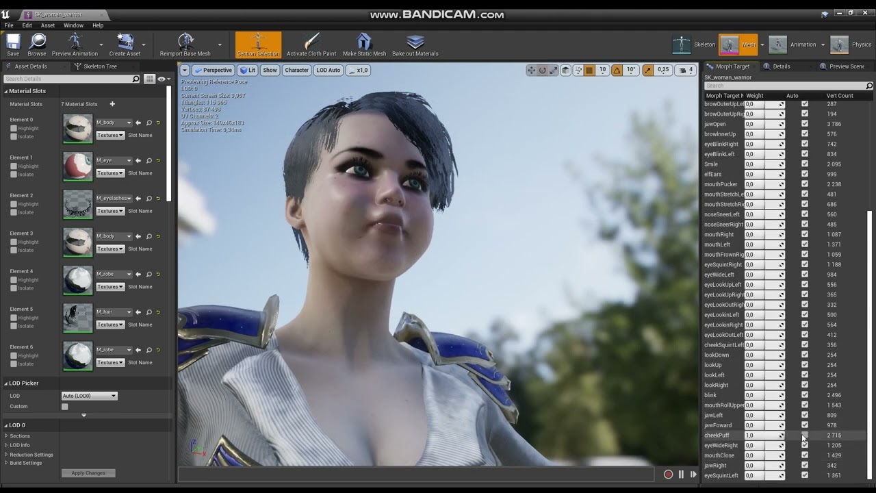 Woman Warrior 3D Model