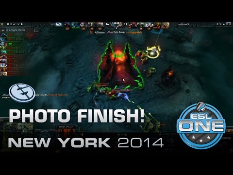 Photo finish! Alliance vs. Evil Geniuses - Dota 2