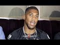 ANTHONY JOSHUA ON WHY HE CALLED LENNOX LEWIS A CLOWN "WHY ARE YOU ALWAYS ATTACKING ME!?"