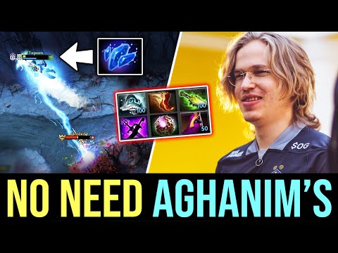 Topson doesn't need AGHANIM'S SCEPTER on his ZEUS DOTA 2