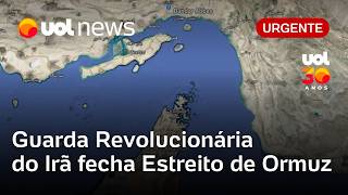 Estreito de Ormuz é fechado pela Guarda Revolucionária do Irã após ação de EUA e Israel, diz Reuters